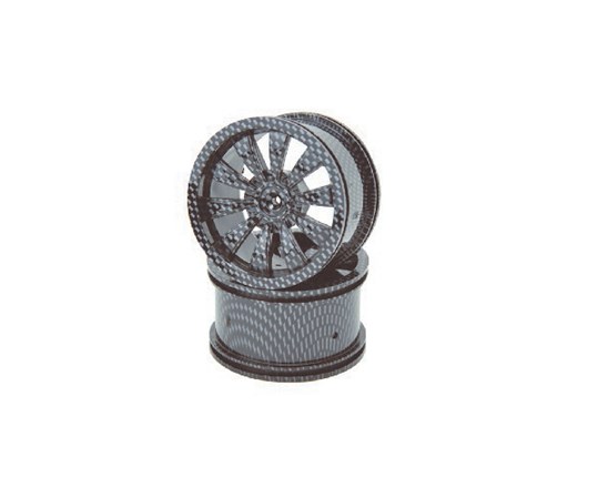 V-Spoke Wheel Carbon-Look (2 Pcs.) S18 Rmt