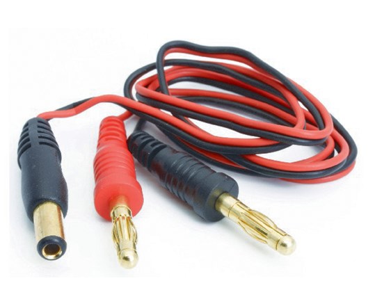 Ladekabel, Bananstik/2,5Dc