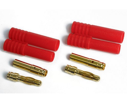 Hxt 4Mm Guld Stik, 2 Stk