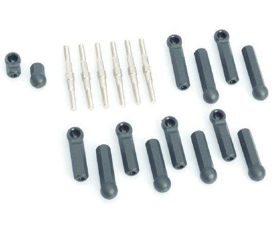 Spannschlösser L/R, S10 Twister Bx, 6 Stk.