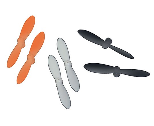 Propeller For H108 2Xorange, 2X White, 2X Black