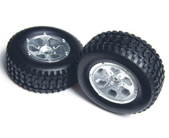 1/10 Chrome Wheel Complete