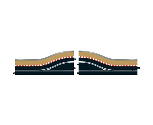 Pit Lane Track (Right Hand) - Includes Sensor 2Pcs