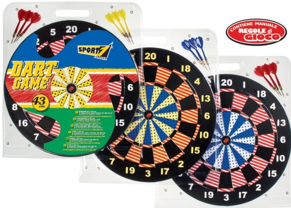Dartspil ''Sport'' 43Cm M/6 Pile