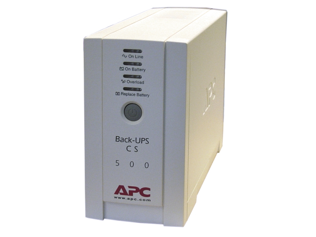 Mængde penge nederlag overrasket APC Back-UPS CS 500 - UPS - AC 230 V - 300 Watt - 500 VA - RS-232, USB -  output-stikforbindelser: 4 - beige