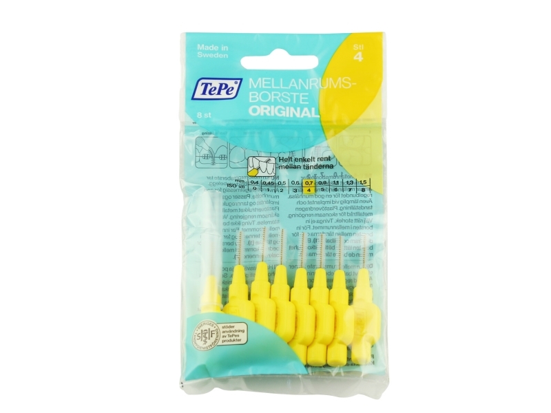 Tepe Original Bürstchen 0,7 Mm Gelb A_8