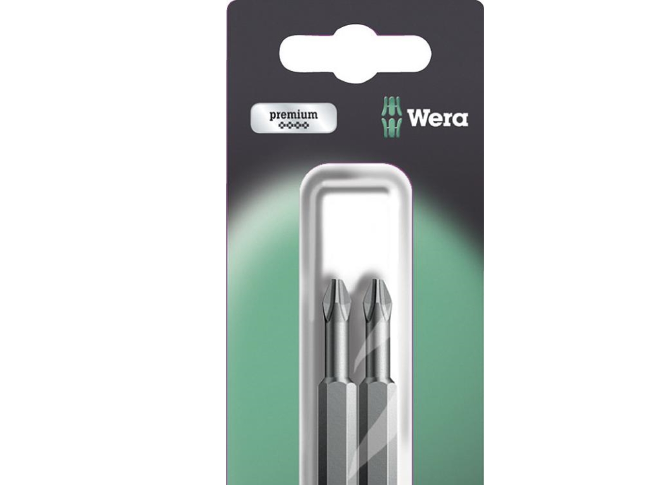 Wera 851/4 Tz Sb Sis 05134382001 Krydskærv-Bit Ph 3 Værktøjsstål Legeret, Slidstærk F 6.3 2 Stk