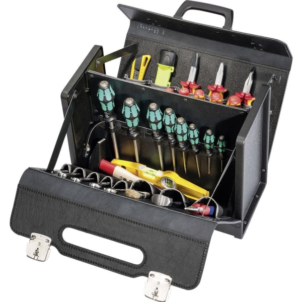 Parat New Classic Werkzeugtasche Mit 8 Einsteckfächern 2460000401 Abmessungen: (L X B X H) 390 X 185 X 310 Mm Rindsleder (2460000401)