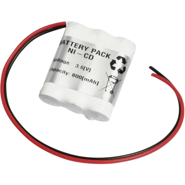 Emmerich 36Aa800r Notfall-Batteriekabel 3,6 V 800 Mah