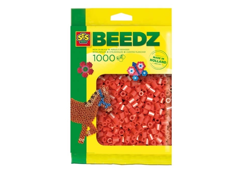 Ses Creative Beedz Children''s Packet Of 1000 Red Iron On Beads, Sikringsperle, 1000 Stk, Rød, Dreng/Pige, 5 År, 12 År