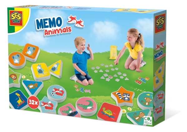 Ses Creative Animal-Memo, Kartenspiel, Passend, 3 Jahr(E)