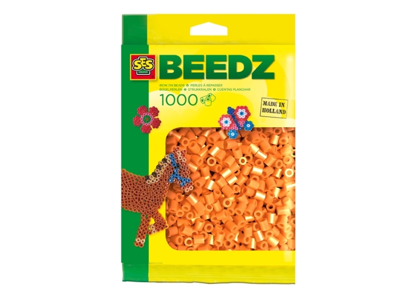 SES Creative Beedz Childrens packet of 1000 Orange Iron-on Beads, Pärlor till pärlplattor, 1000 styck, Orange, Pojke/flicka, 5 År, 12 År | Leksaker - Kreativitet - Sy, Sticka & Broderi | GameStuff