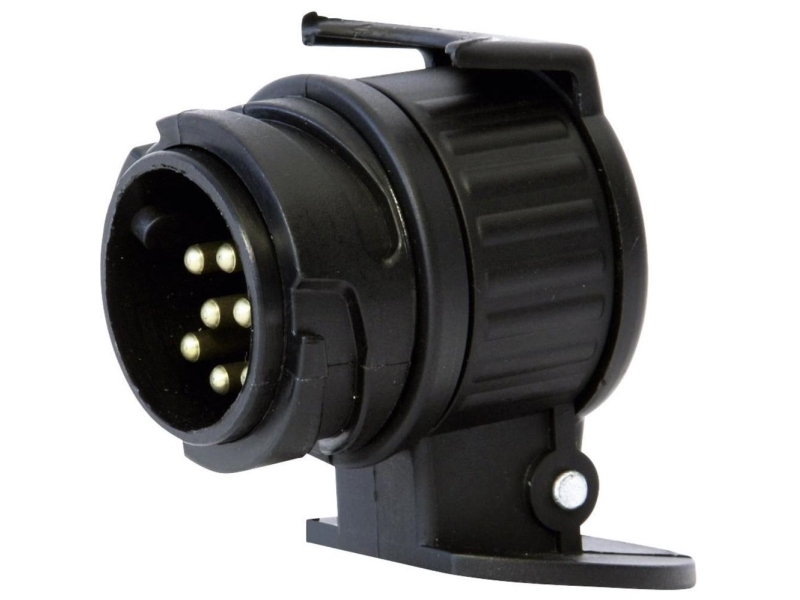 Dino 130007 Anhängeradapter [Buchse 13-Polig - 7-Poliger Stecker] Abs-Kunststoff