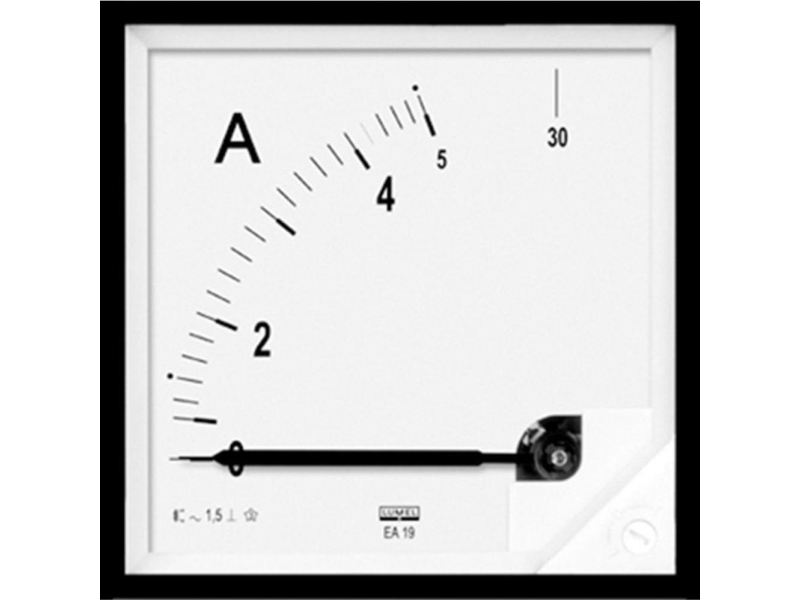 Lumel EA19 250/5A Paneelimittari 96 x 96 mm 250/5 A/AC Pehmeä rauta