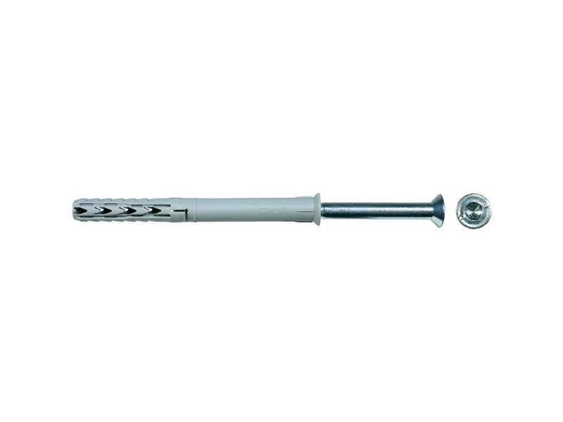 Fischer 503002, Skrue Og Vægstiksæt, Mursten, Beton, Torx, Tx30, Eta-07/0121, 120 Mm