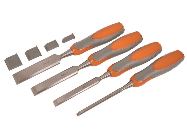Holzmeißelsatz Mit Gehärteten Stahlklingen, 6,5, 13, 19, 25 Mm Breite Avit Av10010