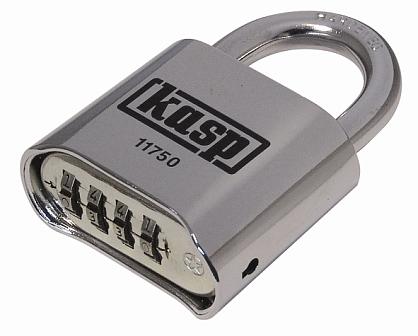Kasp K11750d 50 Mm Sølv Kombinationslås