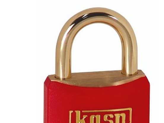 Kasp K12440redd Vorhängeschloss 40 Mm Verschiedene Goldene Gelbe Schlüssel Schloss