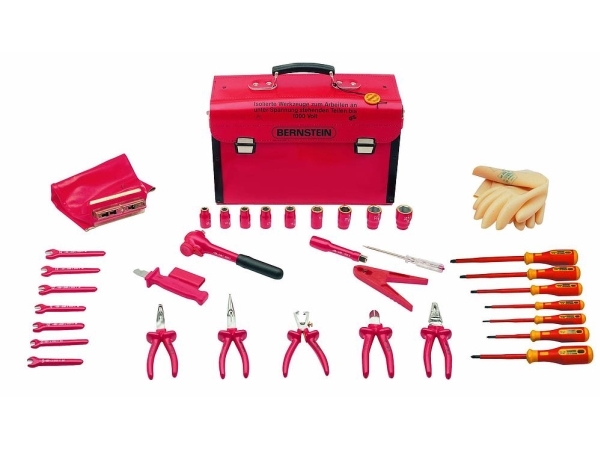 Bernstein Tools For Electronics Safety 8100 Vde Vde Værktøjskuffert, Med Udstyr 35 Dele (L X B X H) 440 X 175 X 310 Mm