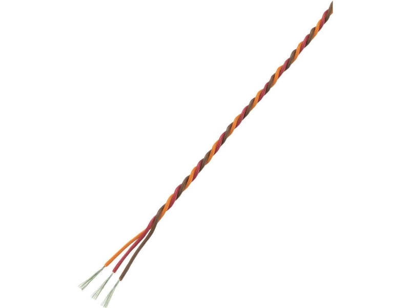 Reely Servo Tråd [1x åben ende - 1x åben ende] 5.00 m 3 x 0.30 mm² snoet | Radiostyrd - Elektronik - Kablar | GameStuff