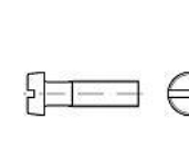 Toolcraft 104001 Zylinderschrauben M2 6 Mm Schlitz Din 84 Stahl 2000 Stk