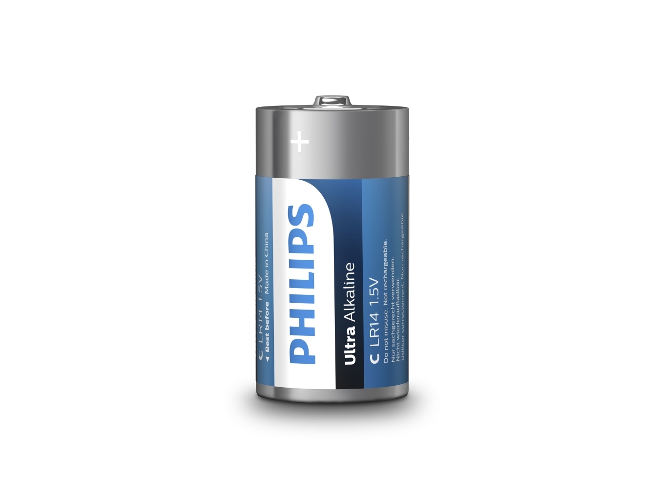 Philips Extremelife+ Lr14e2b - Batteri 2 X C - Alkaline