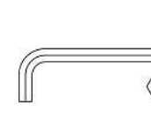Toolcraft Unbrako Winkelschraubendreher 3 Mm