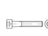Toolcraft 114806 Cylinderskruer M12 220 Mm Indvendig Sekskant Din 912 Stål 25 Stk