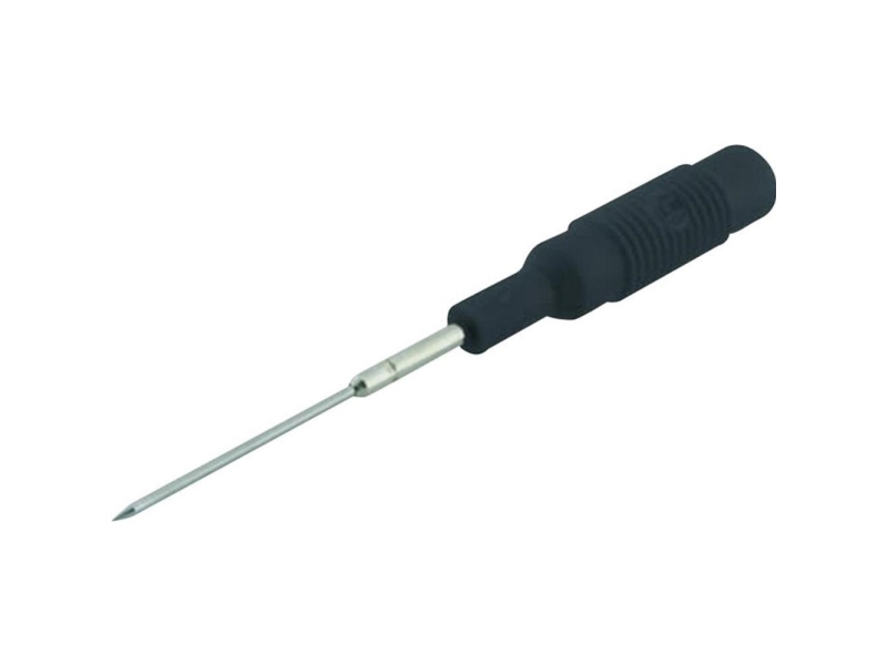 Hirschmann Fixed Test Probe, 1Mm Tip, 30 V Ac, 60V Dc, 4Mm Socket