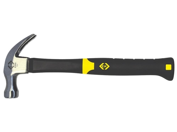 C.K. 357004 Claw Hammer - Vibration Proof With Fiberlass Handle 568G