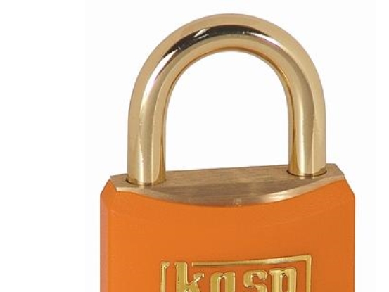 Kasp K12440orad Vorhängeschloss 40 Mm, Verschieden Goldgelb Schlüssel-Schloss