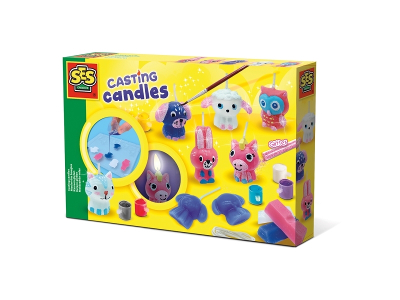 SES Creative 14711, Sæt til støbning/maling til børn, 5 År, Flerfarvet