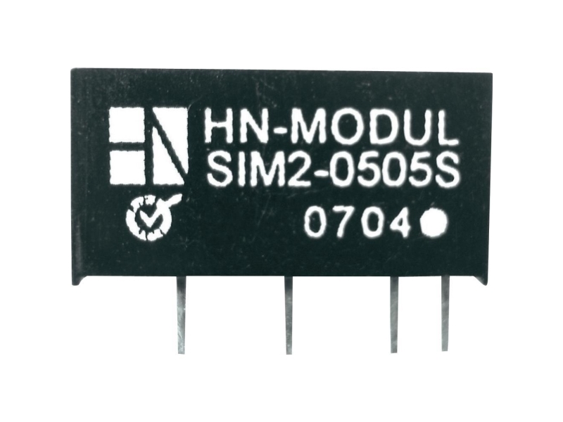 HN Power SIM2-0505S-SIL7 DC/DC-omformer, print 5 V/DC 5 V/DC 400 mA 2 W Antal udgange: 1 x Indhold 1 stk