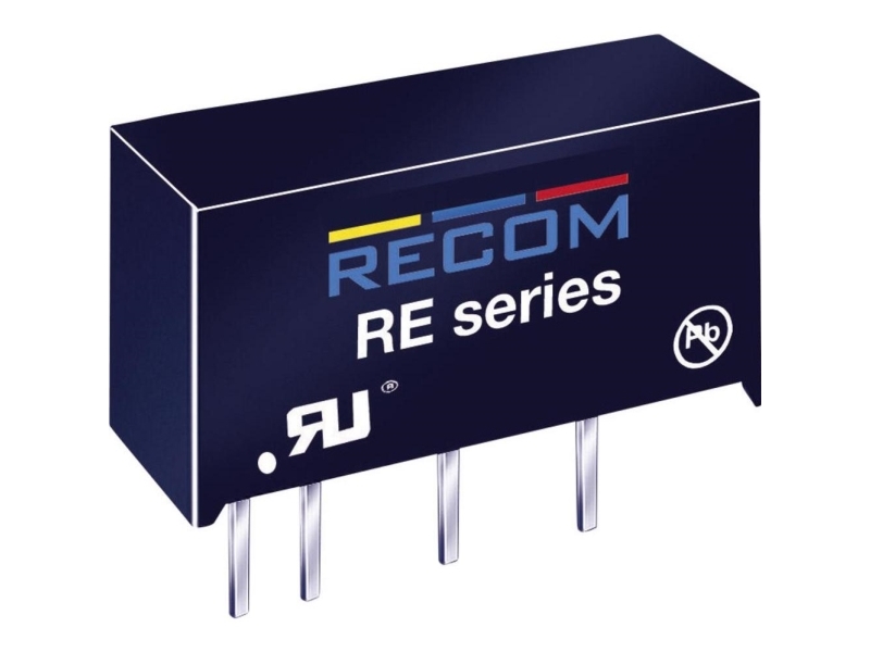 RECOM RK-2412S DC/DC-muunnin, piirilevy 12 84 mA 1 W Lähtöjen lukumäärä: 1 x