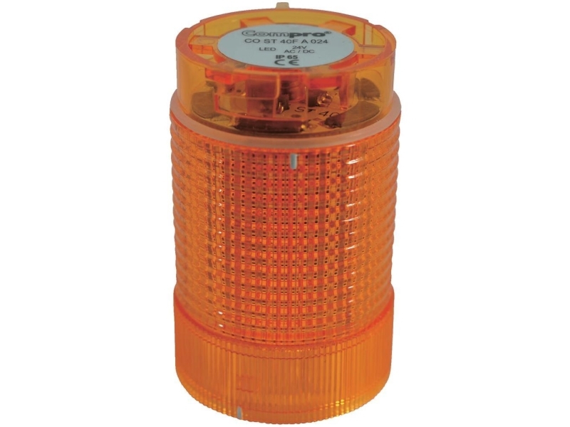 Compro Signalsøjleelement Co St 40 Al 024 4F Co St 40 Led Gul 1 Stk