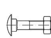 Toolcraft 111277 Rundkopfschrauben Flach M12 240 Mm Außensechskant Din 603 Stahl 25 Stk