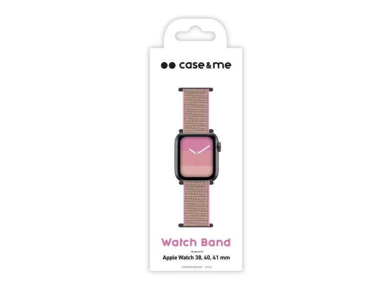 CASE&ME SBS rem til Apple Watch® - 38/40/41 mm - Lyserød
