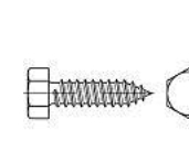 Toolcraft 144609 Sechskant-Krampen? (Kærvskrue) 8 Mm 80 Mm Außensechskant Din 7976 Stahl Verzinkt 200 Stk