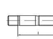 Toolcraft 133297 Stiftschrauben M20 60 Mm Din 939 Stahl Verzinkt, 10 Stk.
