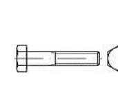 Toolcraft 133553 Sechskantschraube M20 100 Mm Außensechskant Din 960 Stahl, 25 Stk