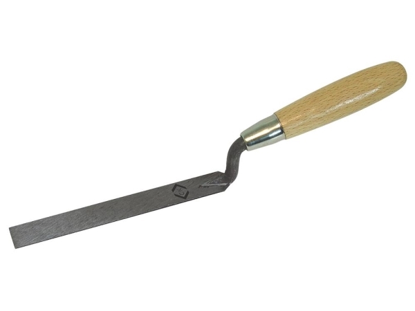 C.K Finger Trowel Flat Carbon Steel Wood Handle 10X175mm C.K. T5073 37