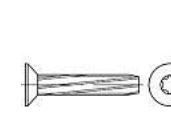 Toolcraft Blechschraube M5 25 Mm T-Profil Din 7516 Stahl Verzinkt (500 Stk.)