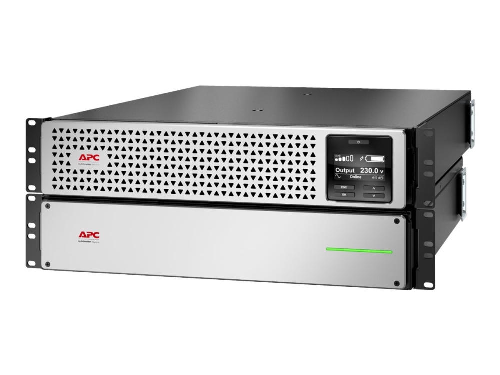 Apc Smart-Ups On-Line, 1000Va, Lithium-Ionen, Rackmontage 4He, 230V, 8X C13 Iec-Ausgänge, Smartslot, Verlängerte Laufzeit, Inklusive Rack-Einbausatz,