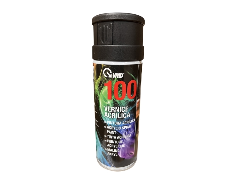At passe kobling Håndskrift VMD 100 Spraymaling Sort mat RAL9004 "Troldtekt" - 400ml - 2301060