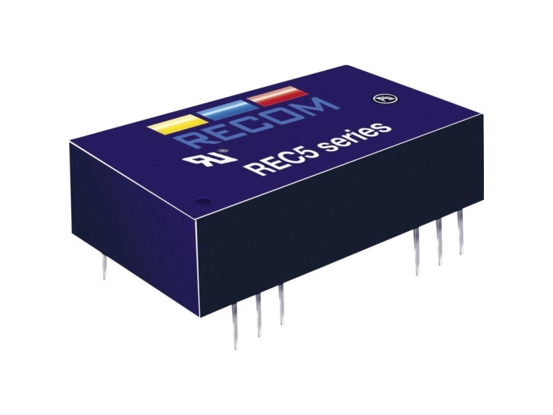 Recom International 10005060 REC5-2412SRW/H2/A 5W DC/DC-konverterare REC5-2412SRW/H2/A 18 - 36 Vdc 12 Vdc 556 mA 5 W | DC - DC | GameStuff