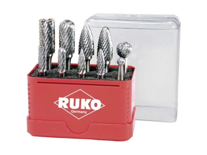 Ruko 116002 Frässtift Hartmetall Schaftdurchmesser 6 Mm 10 Stück