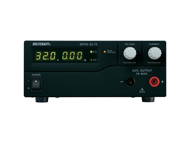 VOLTCRAFT Laboratorioteholähde, säädettävä DPPS-32-15 1 - 32 V/DC 0 - 15 A 480 W USB ohjelmoitavissa Lähtöjen lukumäärä 1 x (DPPS-32-15)