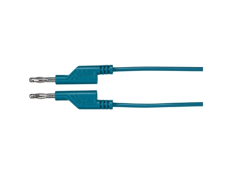 Voltcraft Ms5/Bl Prøveledning [Lamelstik 4 Mm - Lamelstik 4 Mm] 5.00 M Blå 1 Stk
