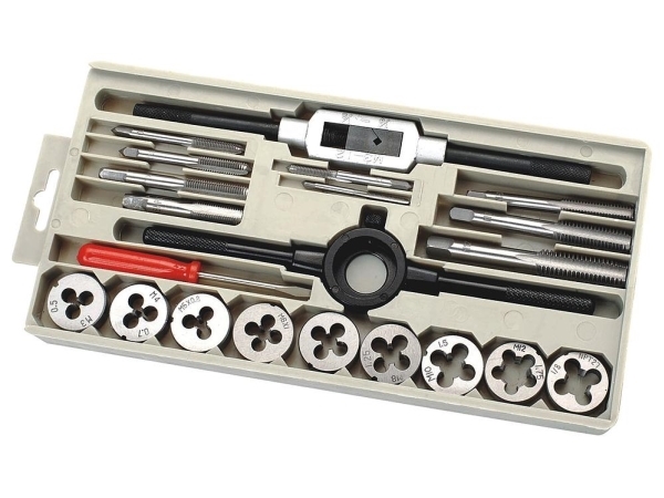 C.K. T4032 Gewindeschneidsatz 21 Teile Metrisch M3, M4, M5, M6, M8, M10, M12