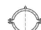 Toolcraft 137790 Rohrschellen Mit Vorsprüngen 23 Mm Verzinkter Stahl 100 Stk